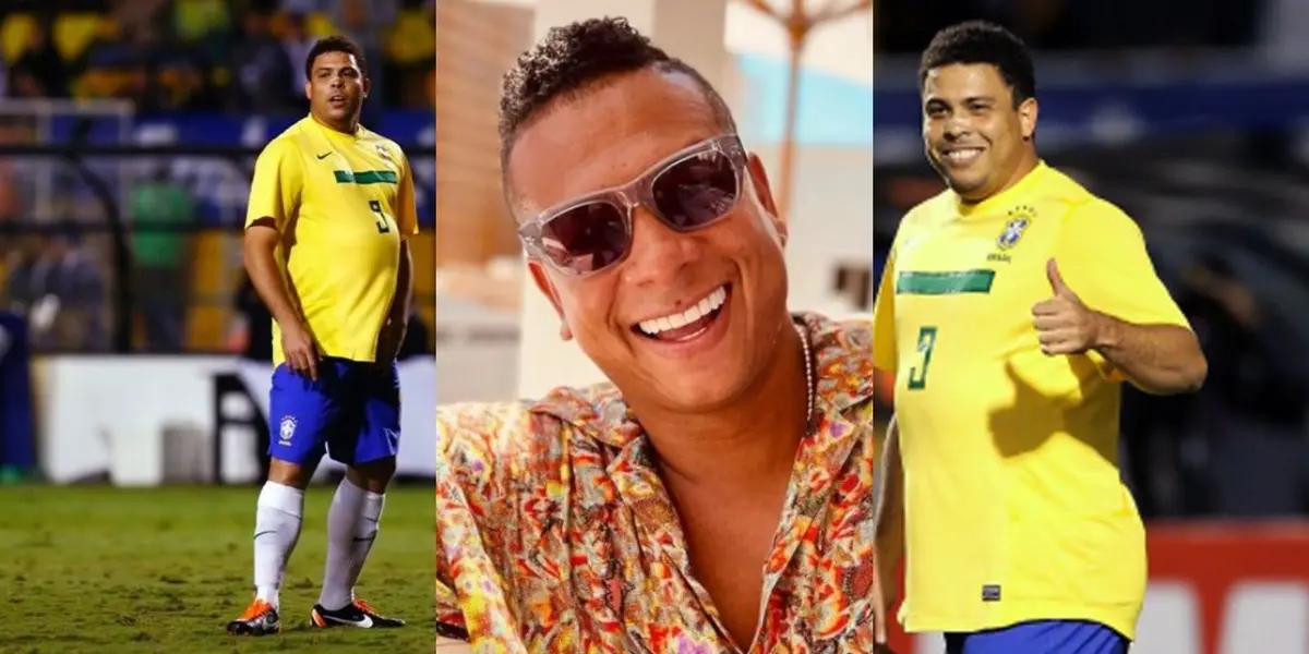 Fredy Guarín de Colombia estaría tan gordo como Ronaldo Nazario de Brasil.