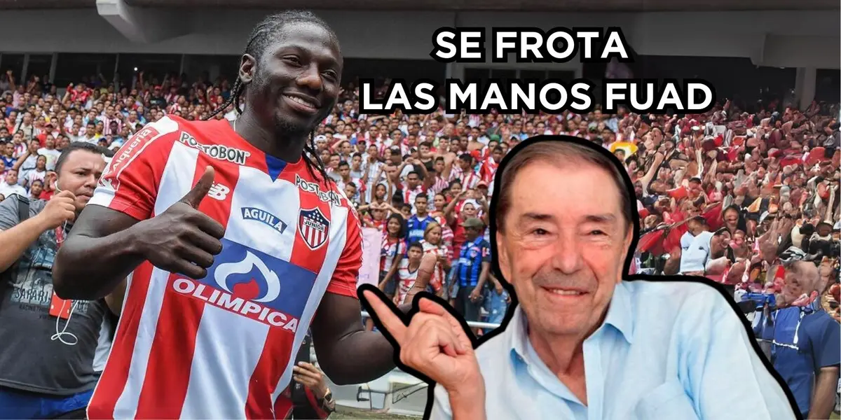 Fuad Char recibe en Junior FC la mejor noticia gracias a Yimmi Chará.