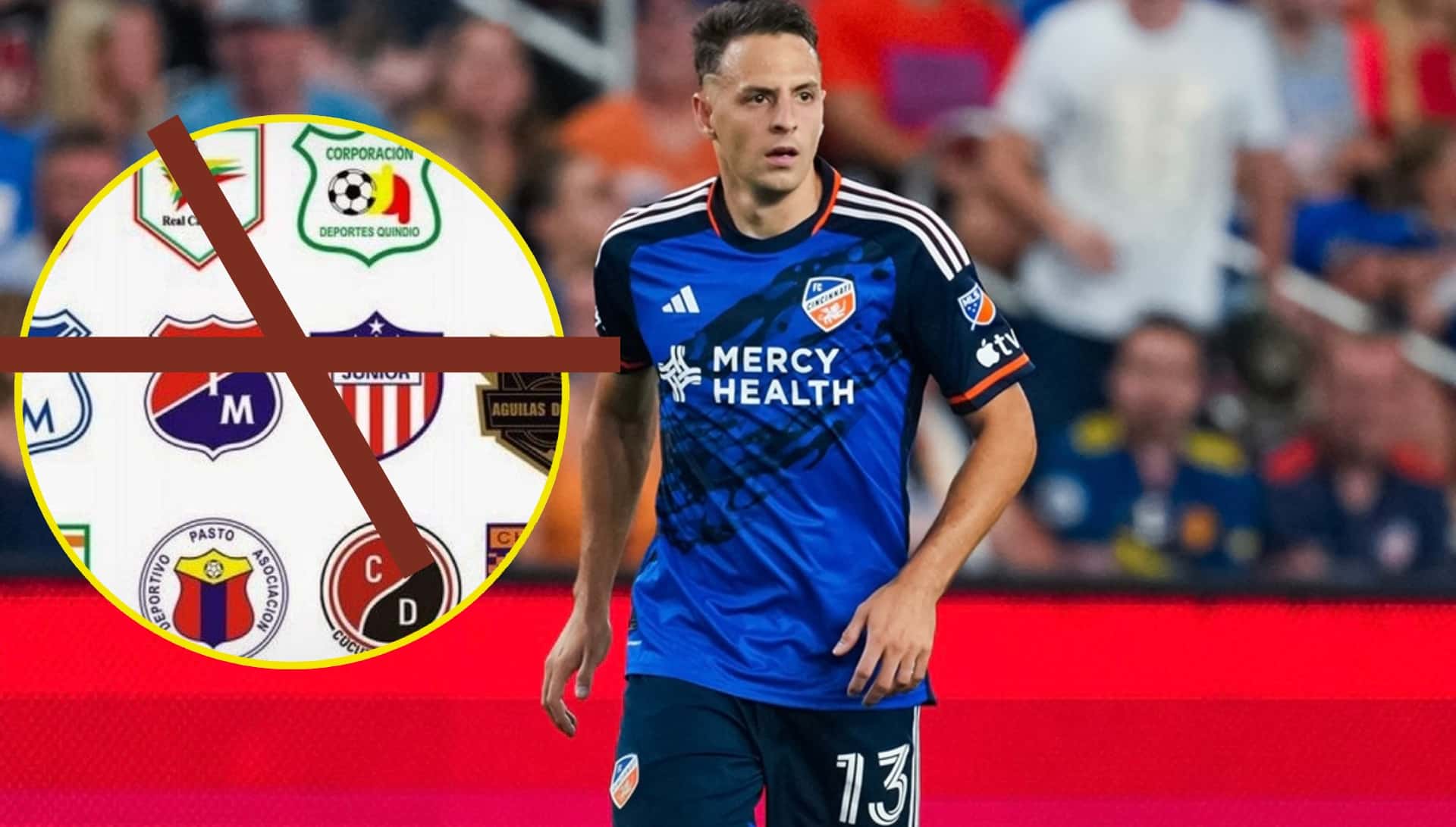 Fue borrado en la MLS y el sorpresivo destino de Santiago Arias y no es Colombia
