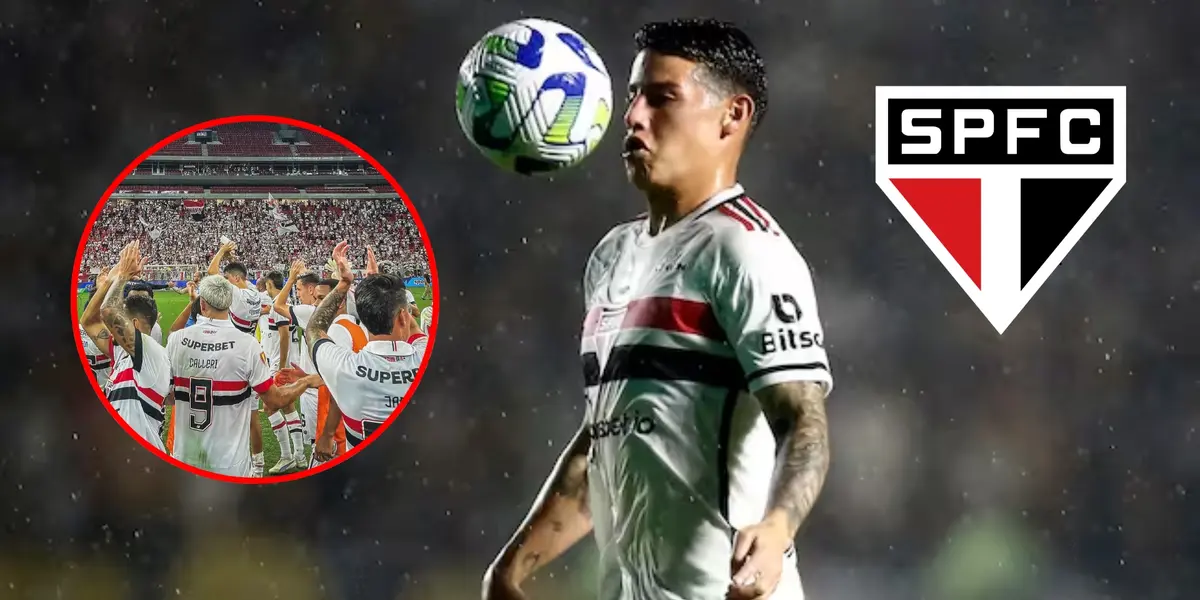 Fue el mejor de Sao Paulo, la tremenda calificación que recibió James Rodríguez