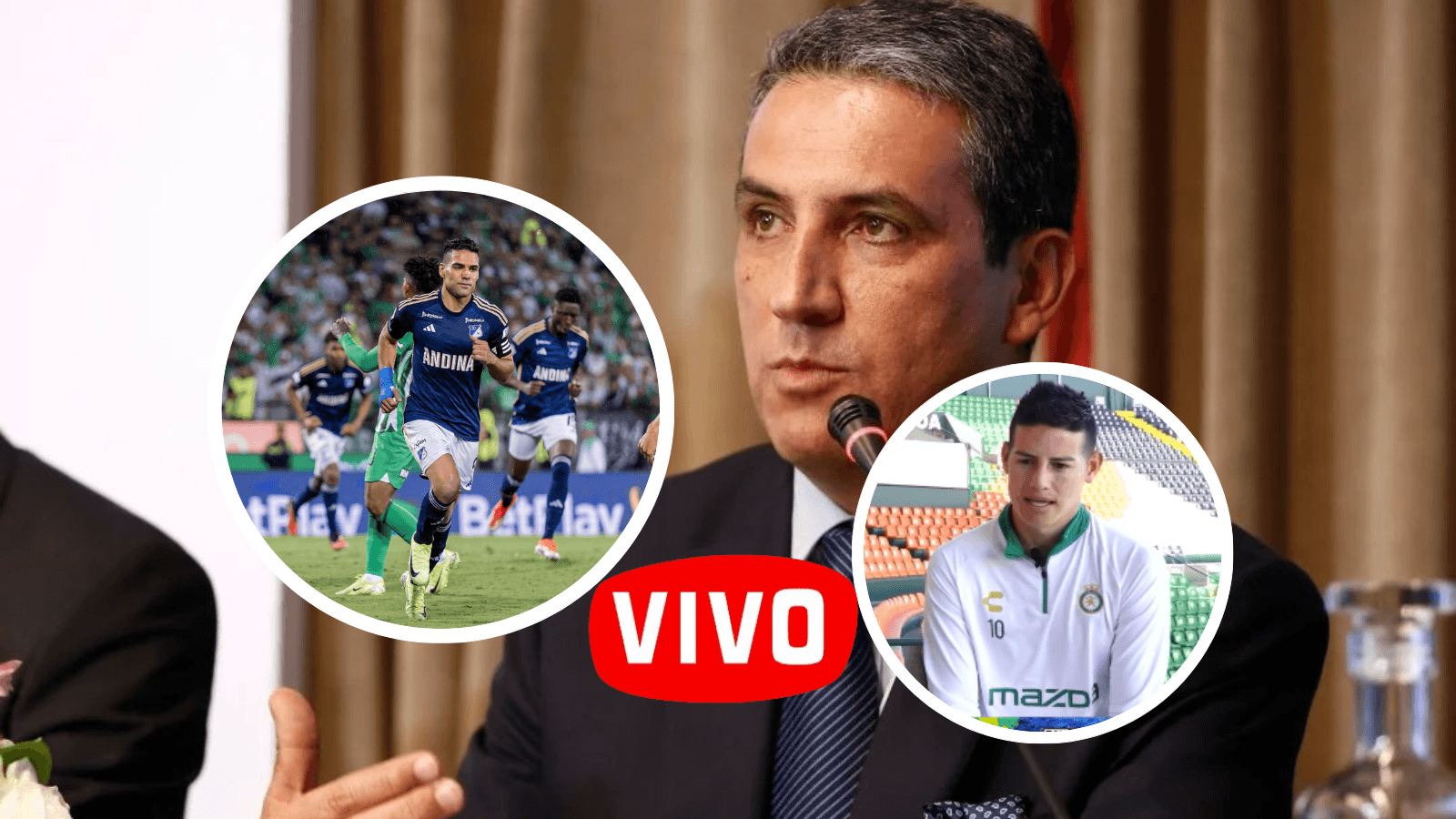 Fútbol Colombiano Foto: Dimayor, Captura de Fox Sports y Falcao