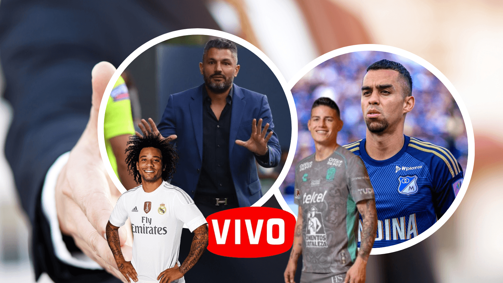 Fútbol Colombiano Foto: ESPN, MFC, Real Madrid y Club León