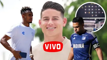 Fútbol Colombiano Foto: James Rodríguez Oficial, Falcao, Liga Betplay y Tuzos