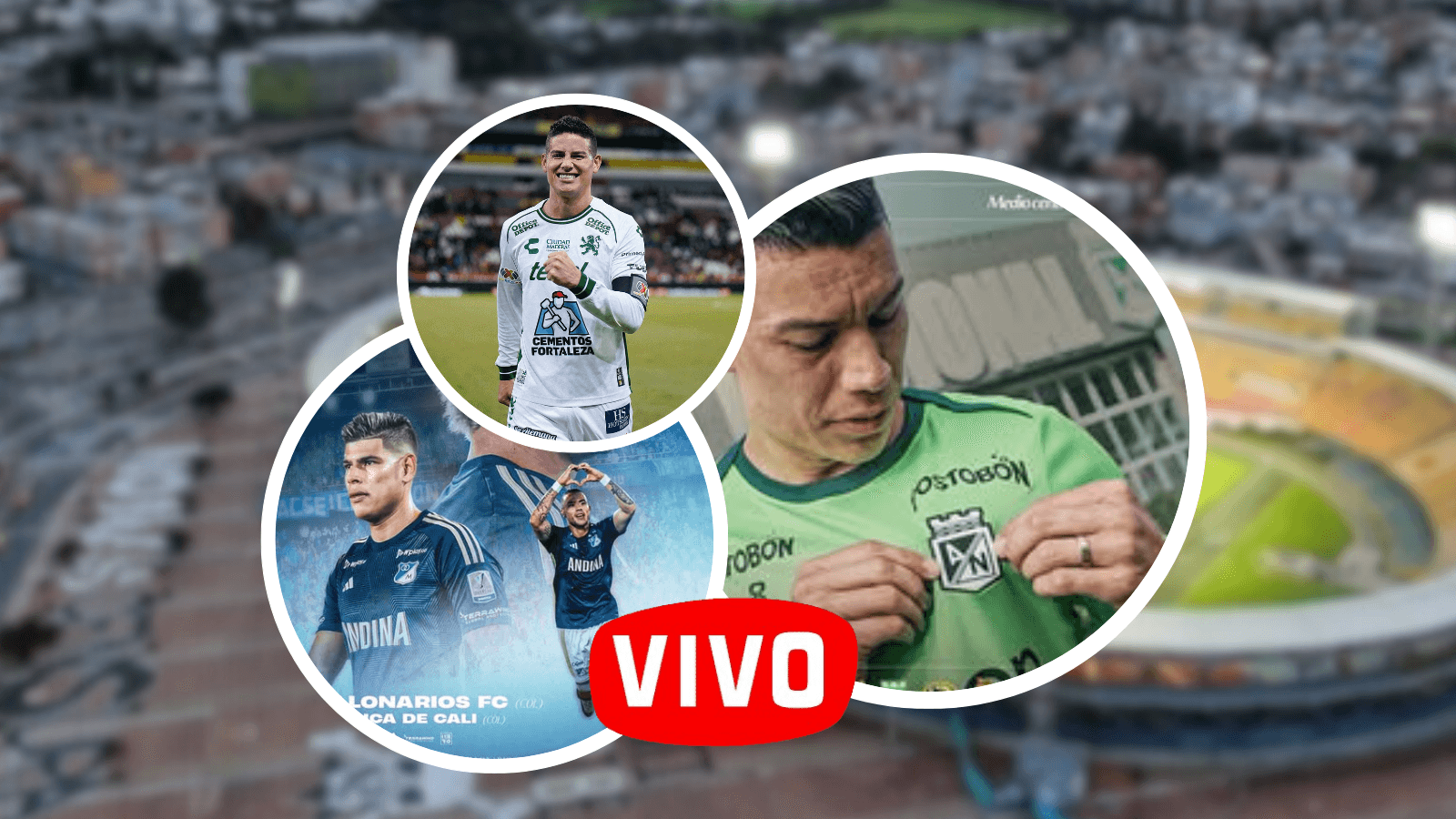 Fútbol Colombiano Foto: Millonarios FC, Nacionaloficial, IDRD y Club León