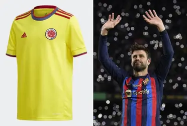 Gerard Piqué se retiró del FC Barcelona y pocos saben o recuerdan qué jugador colombiano le llegó a regalar su camiseta de la Selección Colombia.