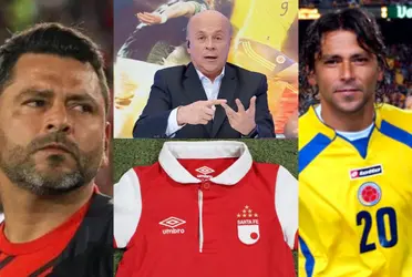 Gerardo Bedoya nuevo entrenador del Club Independiente Santa Fe.