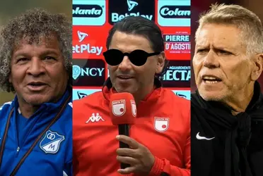 Gerardo Bedoya sorprendió como nuevo entrenador del Club Independiente Santa Fe.