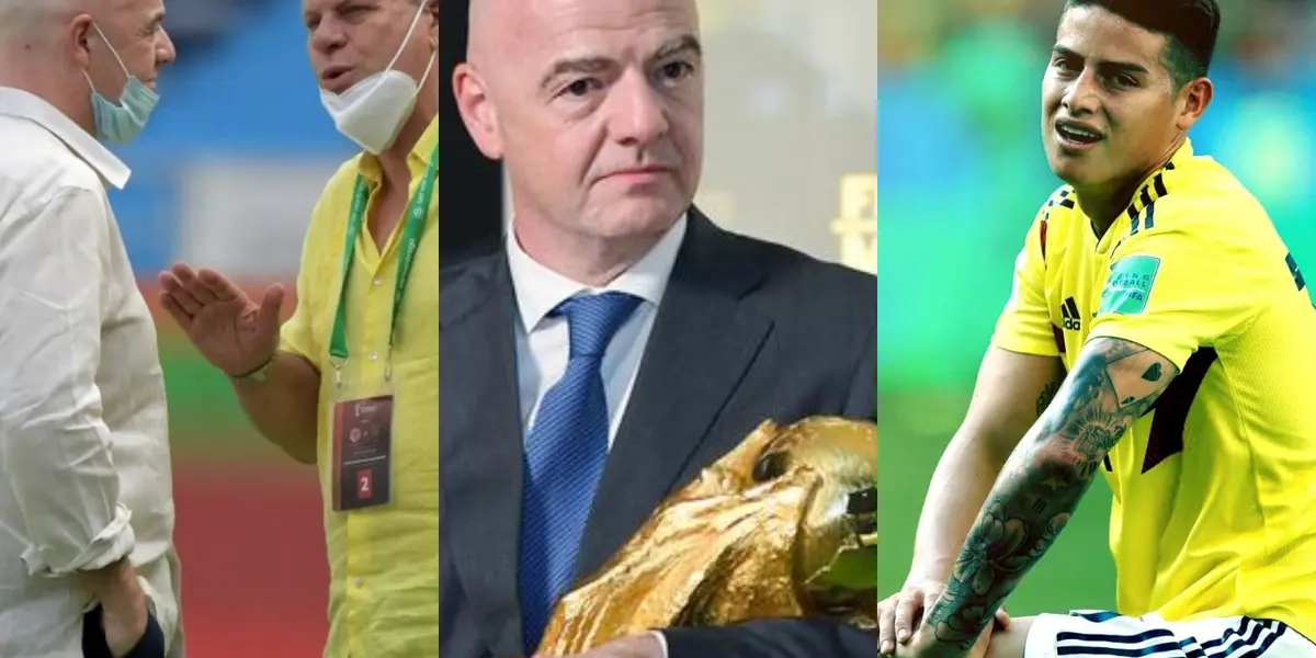 Gianni Infantino estará de visita en Colombia por un especial motivo.