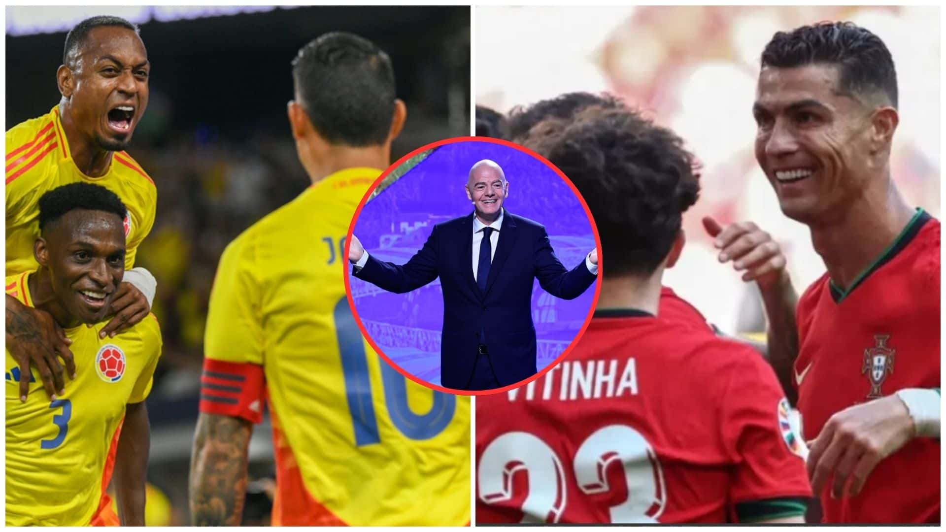 Gianni Infantino habló sobre el partido entre Colombia y Portugal - FCF, IG @GianniInfantino, Portugal