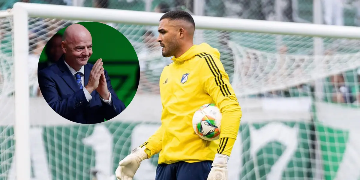 Gianni Infantino y Álvaro Montero Foto: FIFA y MFC