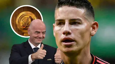 Gianni Infantino y la nueva noticia que recibió James Rodríguez para jugar el Mundial de Clubes