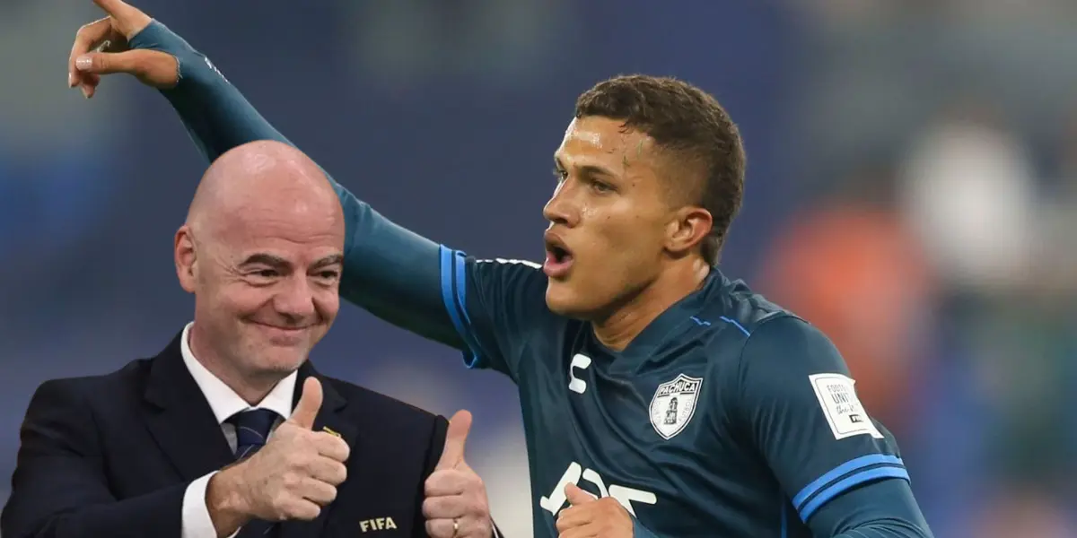 Gianni Infantino y Nelson Deossa Foto: FIFA y ESPN