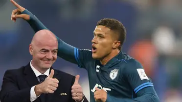 Gianni Infantino y Nelson Deossa Foto: FIFA y ESPN