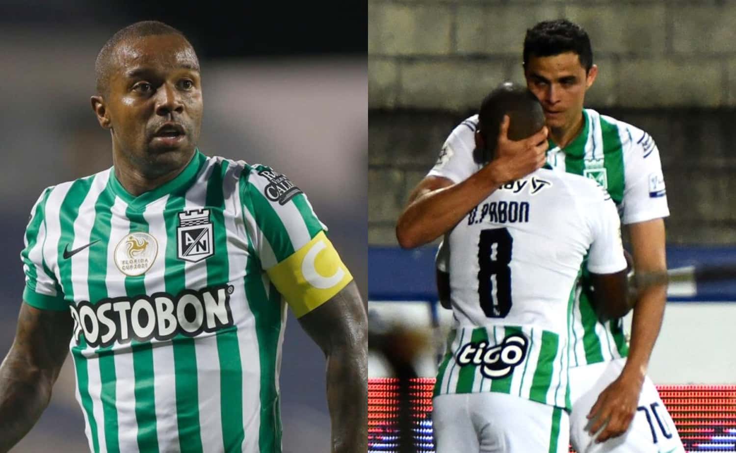 Giovanni Moreno le comunicó algo importante a Dorlan Pabón en la final contra el Deportes Tolima.