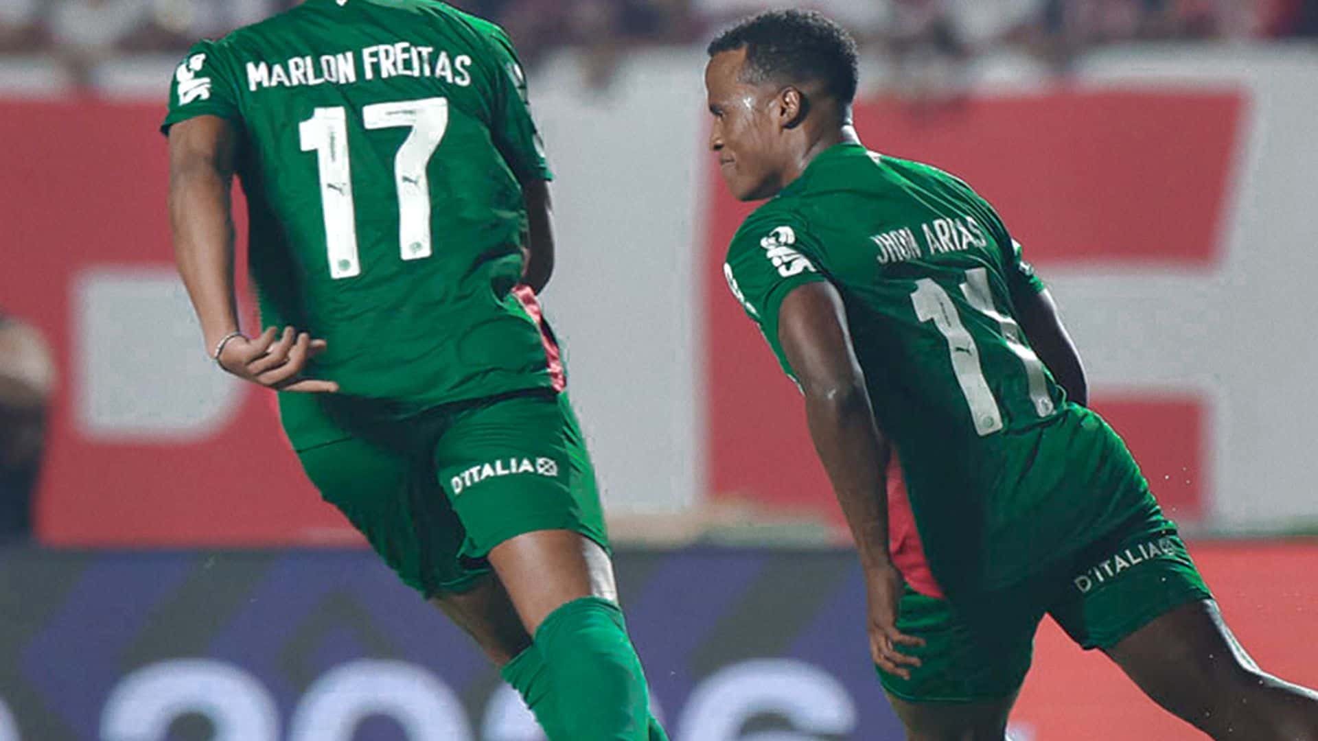 Gol de Jhon Arias con Palmeiras ante Sao Paulo - X @Palmeiras