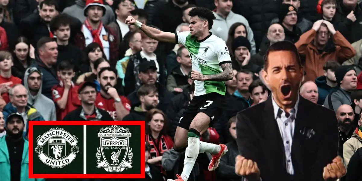 Gol de Luis Díaz en Liverpool vs Manchester United por Premier League