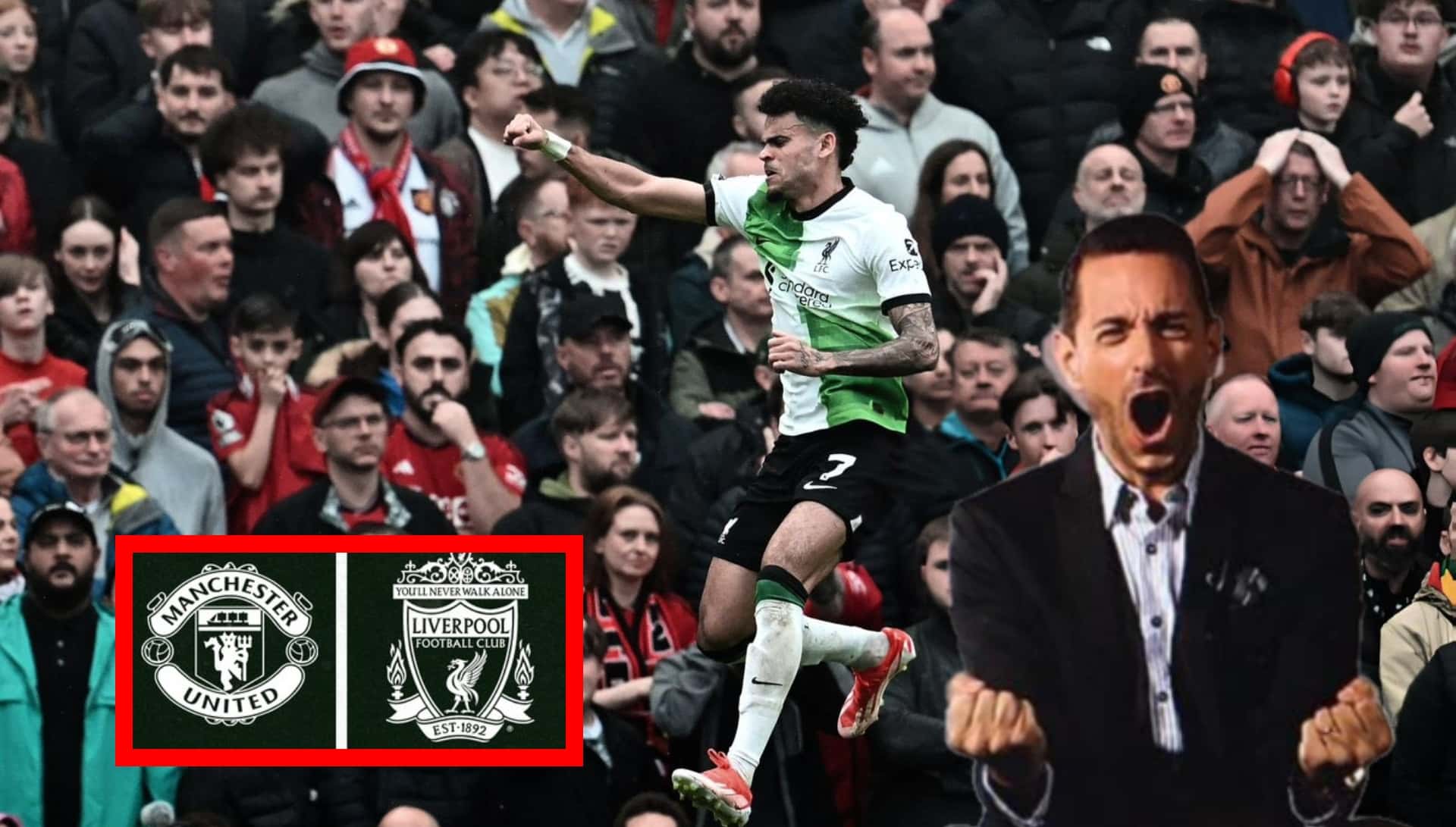 Gol de Luis Díaz en Liverpool vs Manchester United por Premier League