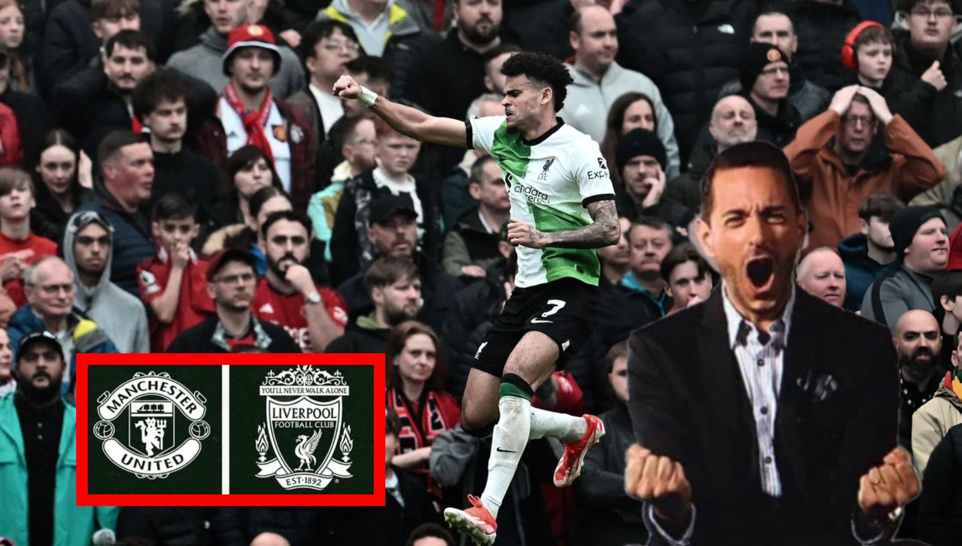 Gol de Luis Díaz en Liverpool vs Manchester United por Premier League