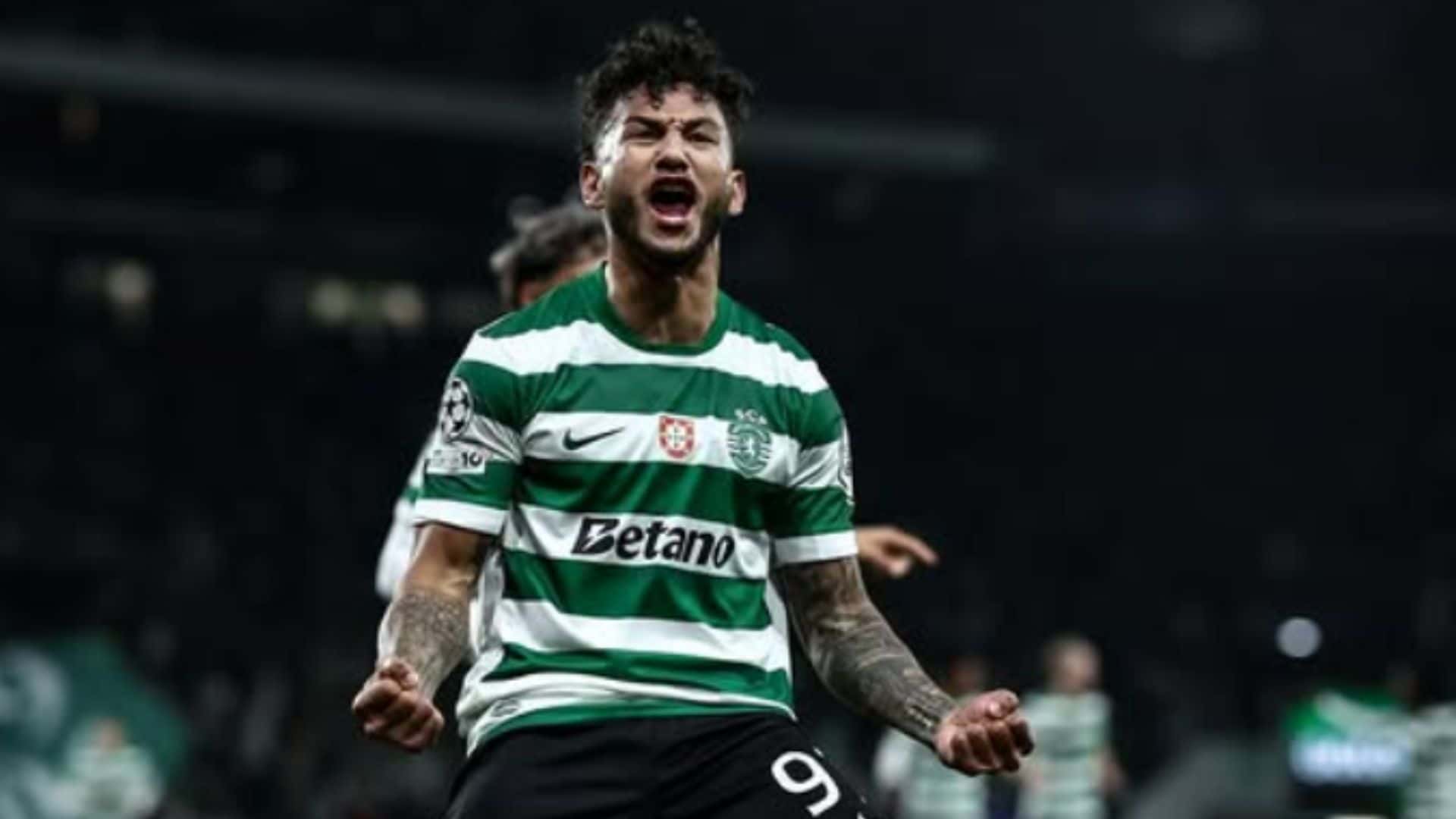 Gol de Luis Javier Suárez en Sporting de Lisboa - Instagram @luissuarez.26