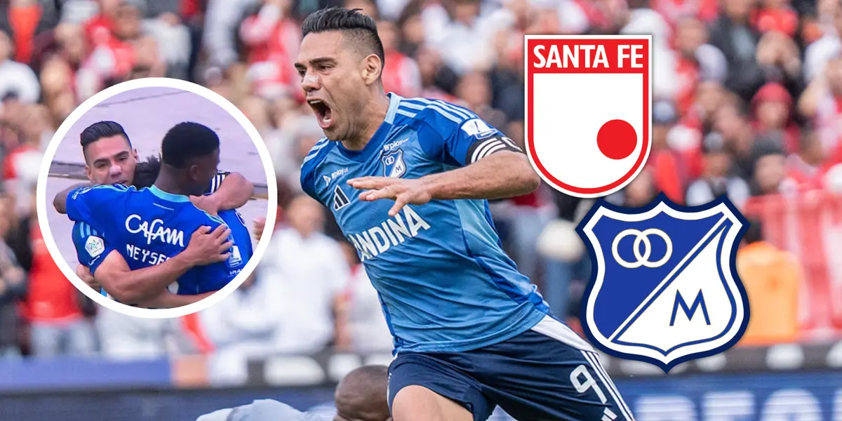 Golazo de Falcao en El Campín: 1-0 de Millos que silencia crítica y enciende Liga BetPlay  Foto: Escudoteca y MFC