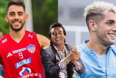 Gonzalo Lencina y Santiago Mele se dejaron contagiar por la alegría de los barranquilleros.