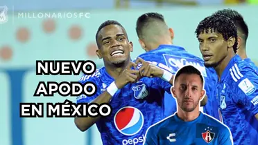 Guerra con nuevo apodo en México. Foto de Guerra tomada de Twitter @MillosFCoficial, foto Camilo del Web site Atlas.