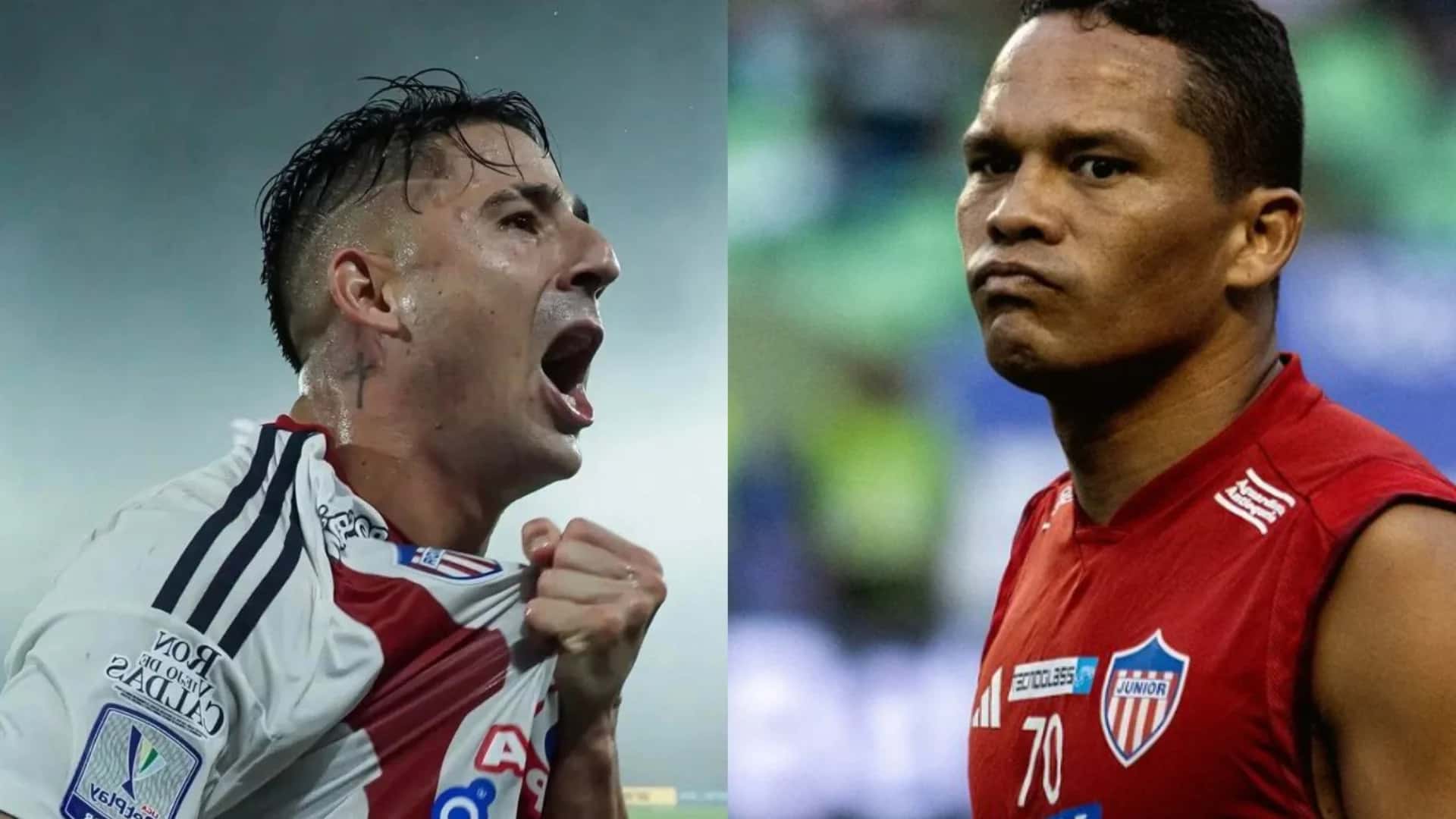 Guillermo Paiva y Carlos Bacca, uno se va y el otro se queda en el Junior del 2026