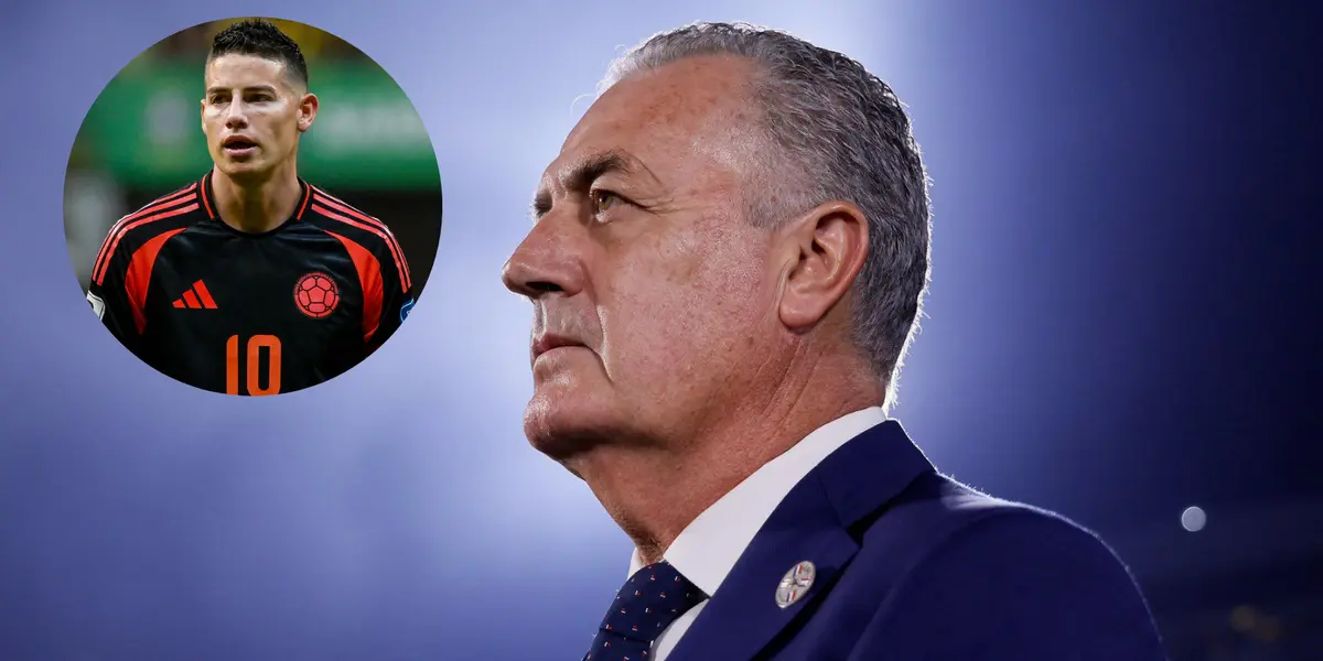 Gustavo Alfaro advierte a James Rodríguez Foto: Albirroja y James Rodríguez