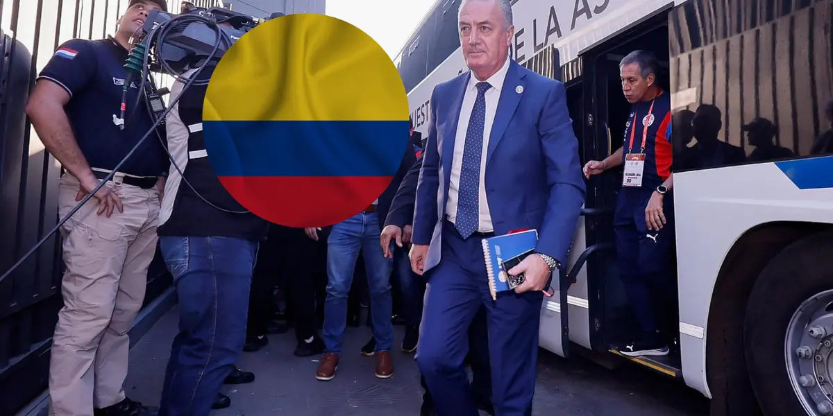 Gustavo Alfaro, entrenador de la Selección de Paraguay en la previa del choque con Colombia Foto: Albirroja y Pexels