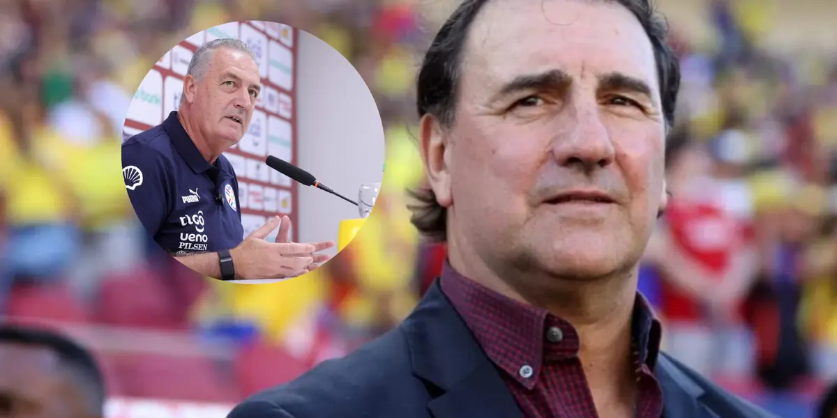 Gustavo Alfaro y Néstor Lorenzo, mira quién cobra más en sus respectivos países Foto: Albirroja y FCF