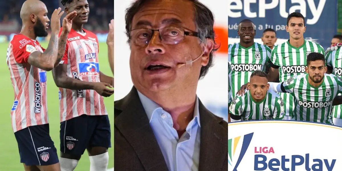 Gustavo Petro es el nuevo Presidente de Colombia y llama la atención saber a cual equipo le sería afecto.