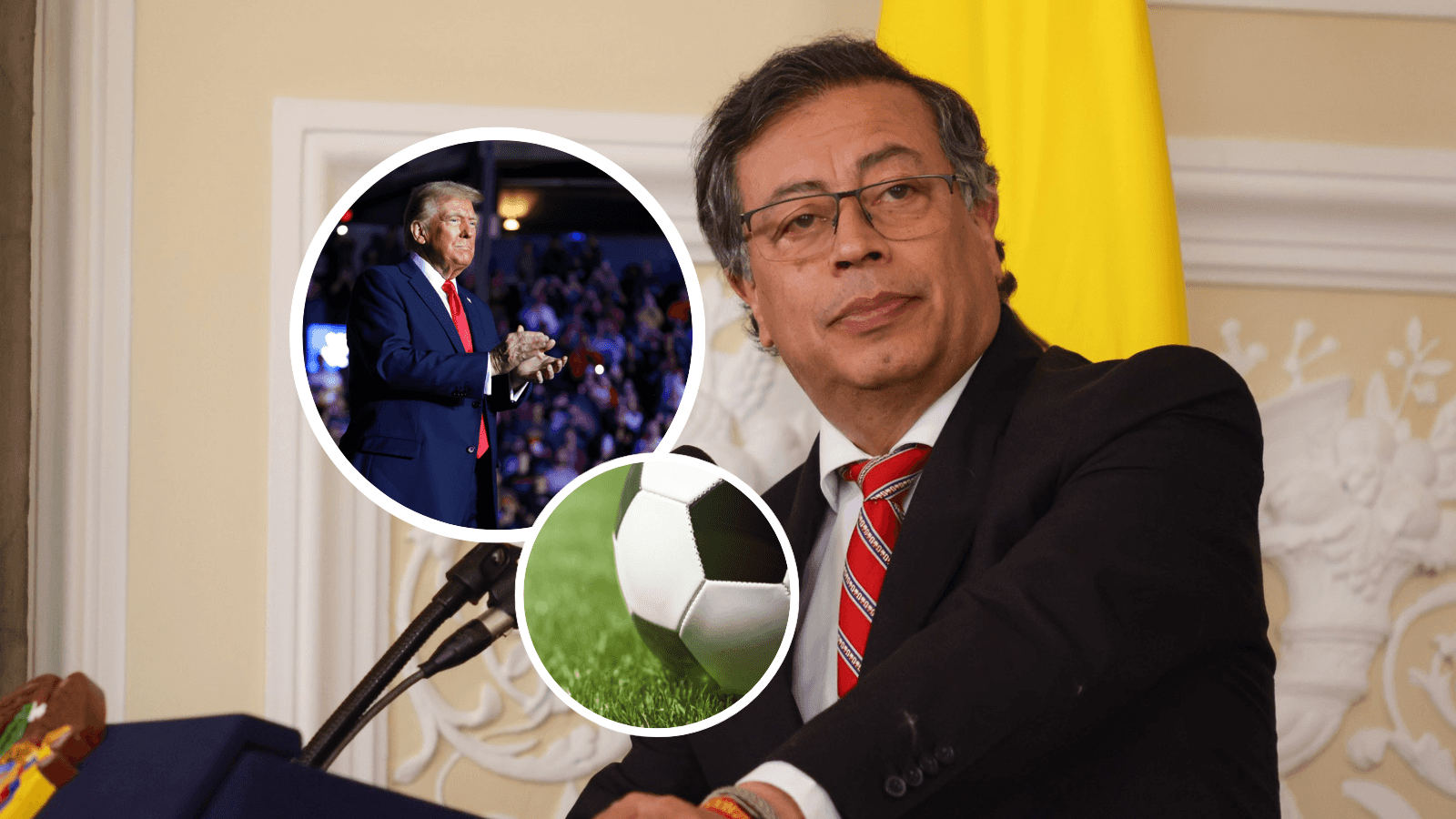 Gustavo Petro y Donald Trump Foto: Gustavo Petro y Donald Trump en redes sociales