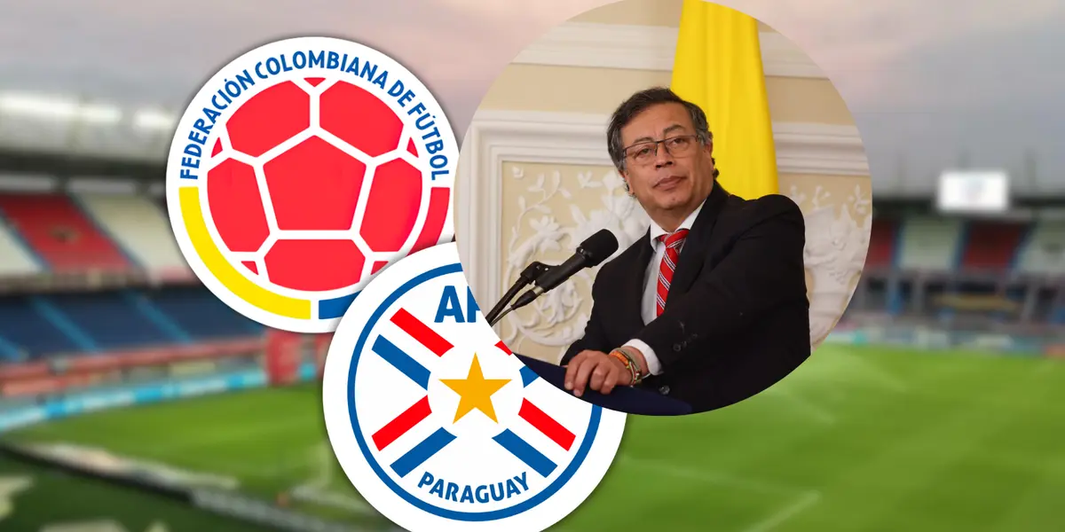 Gustavo Petro y una decisión que molesta a todos los hinchas de la Selección Foto: Gustavo Petro, Escudoteca y Junior fc