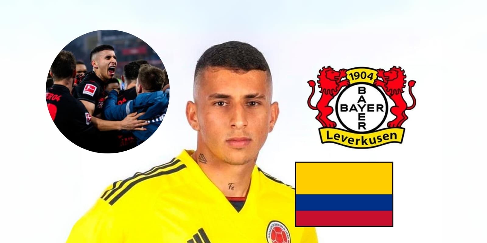 Gustavo Puerta campeón con el Bayer Leverkusen