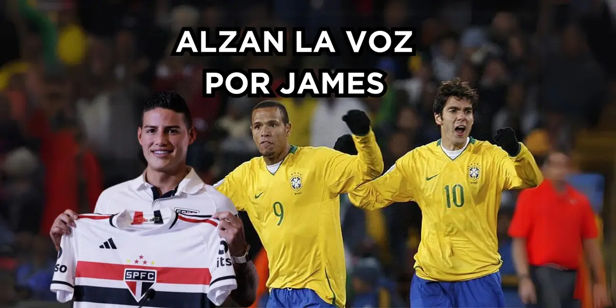 Hacen un pedido especial por James en Brasil. Foto tomada de Diario AS y James de Publimetro. 