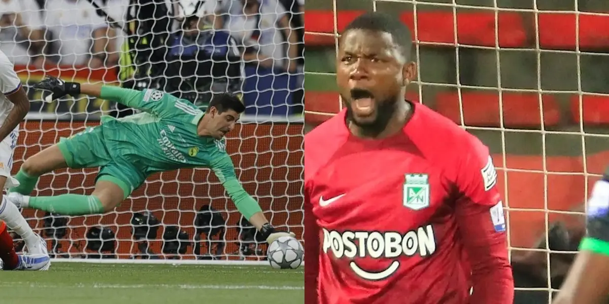 Harlen Castillo se mandó una atajadota en la Copa Libertadores a lo Thibaut Courtois.