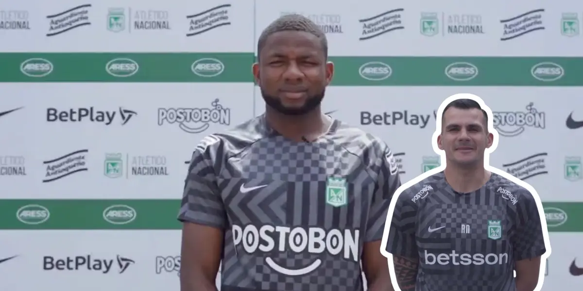 Harlen Castillo y Santiago Rojas porteros de Atlético Nacional. Foto tomada de El Futbolete y Teleantioquia.