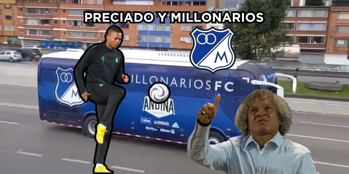Harold Preciado sonó para Millonarios FC.