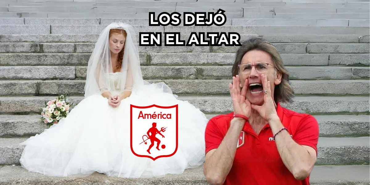 Hay novedades con la posible vinculación de Ricardo Gareca con el América de Cali.