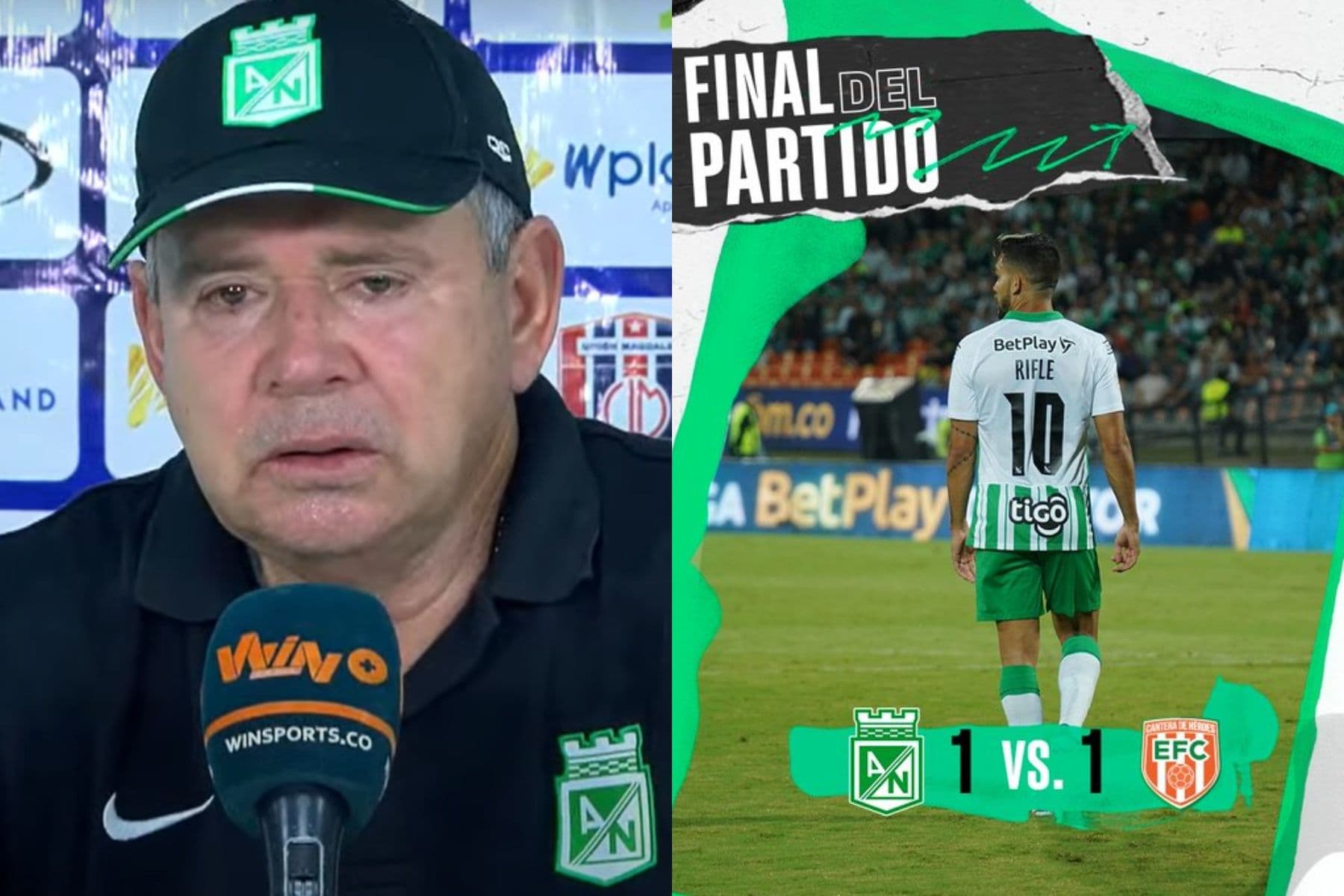 Hernán Darío Herrera decepcionó una vez más en Atlético Nacional y esta vez contra el Envigado FC.
