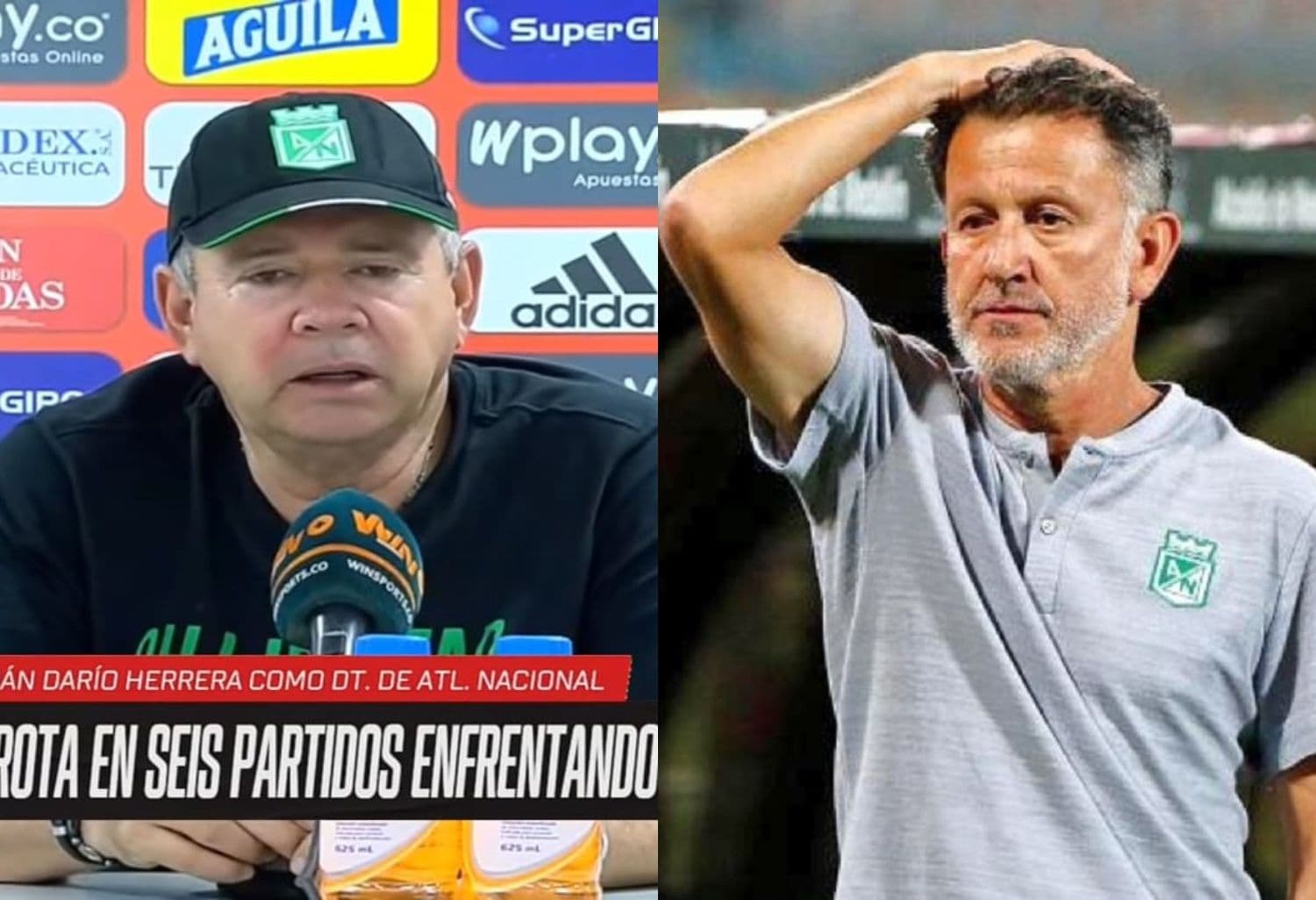 Hernán Darío Herrera habló tras la goleada que recibió en Barranquilla y sigue disfrazando la realidad con excusas que ya nadie le cree, ni Juan Carlos Osorio llegó a tanto.