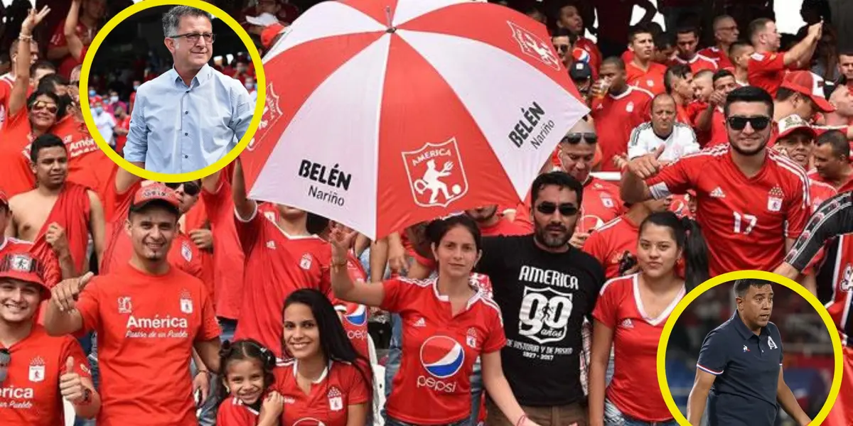Hinchas de América de Cali - Fotos: El País, Colombia.com