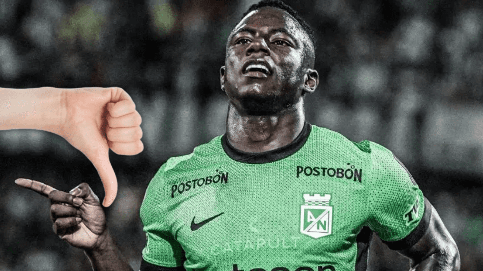 Hinestroza fue criticado por su actitud y dejó una noticia que golpeó a Nacional. Foto: Pexels, Atlético Nacional