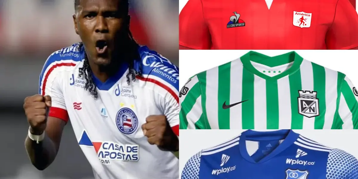 Hugo Rodallega se quedó sin equipo en Brasil y podría regresar al fútbol colombiano.