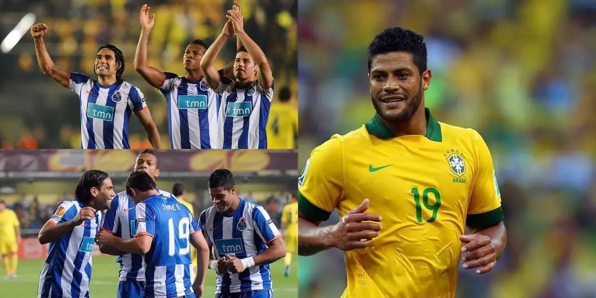 Hulk recordó su paso por el FC Porto donde coincidió con varios colombianos como Radamel Falcao y Fredy Guarín.