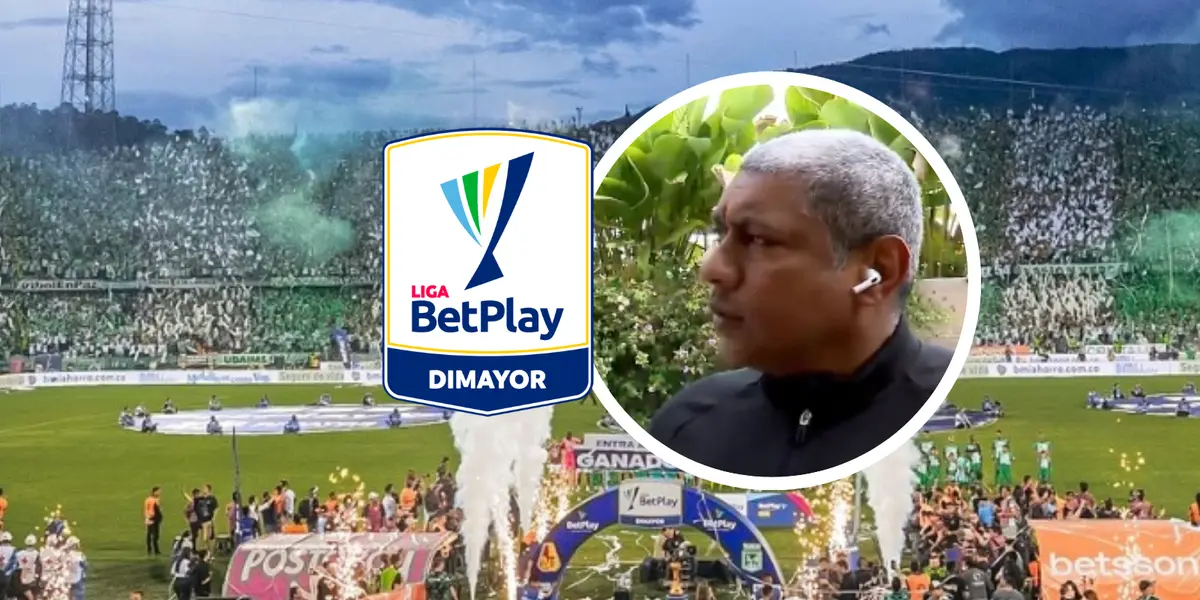 Imer Machado Foto: Captura de Win Sports, Escudoteca y Liga Betplay Dimayor