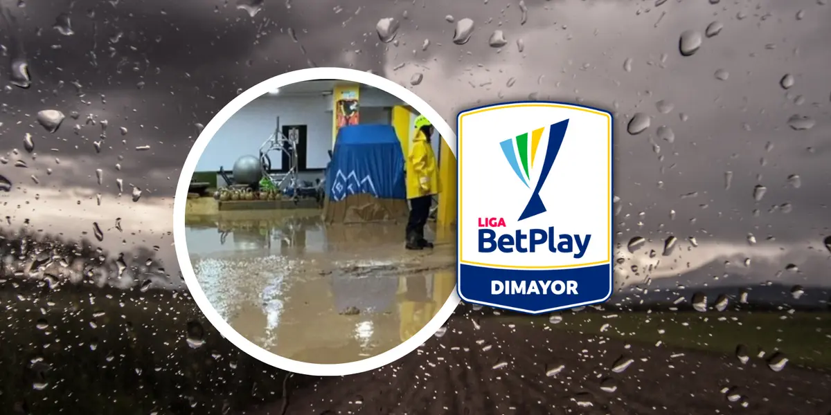 Increíble pero cierto: la sede de un club profesional en Colombia terminó completamente inundada. Foto: Pexels, X y Escudoteca