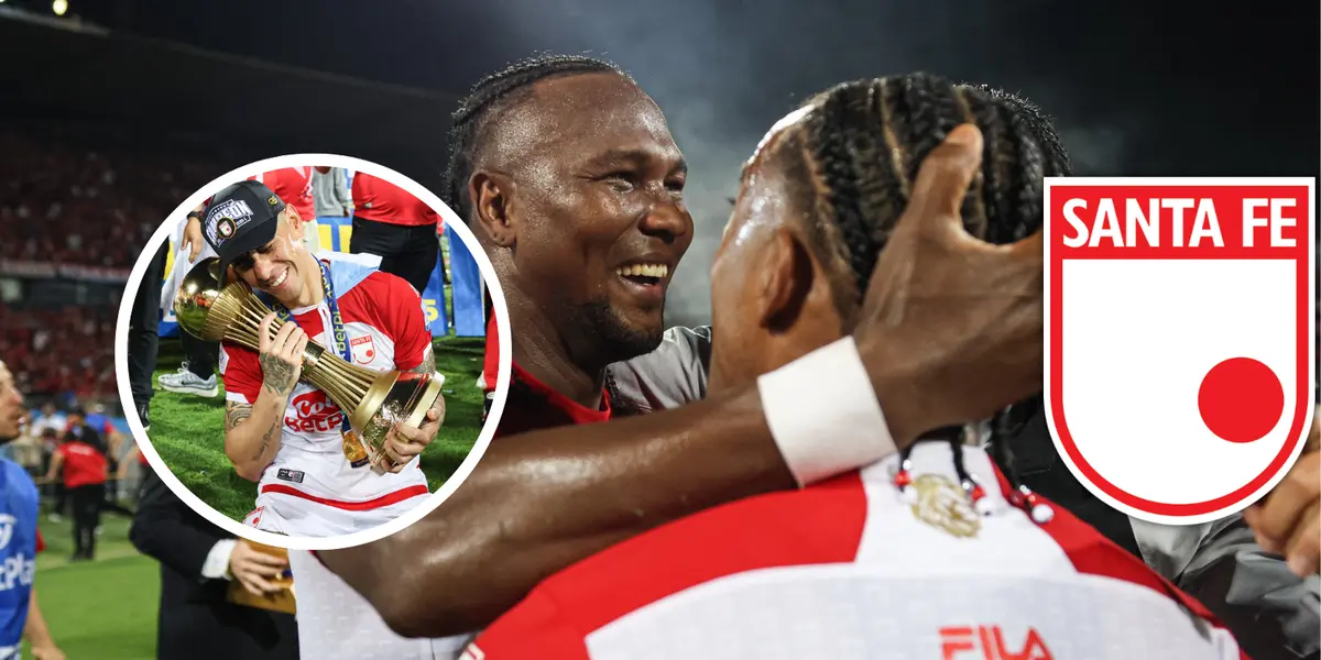 Independiente Santa Fe hizo historia en Medellín y ahora esto piden sus hinchas Foto: Escudoteca e Independiente Santa Fe