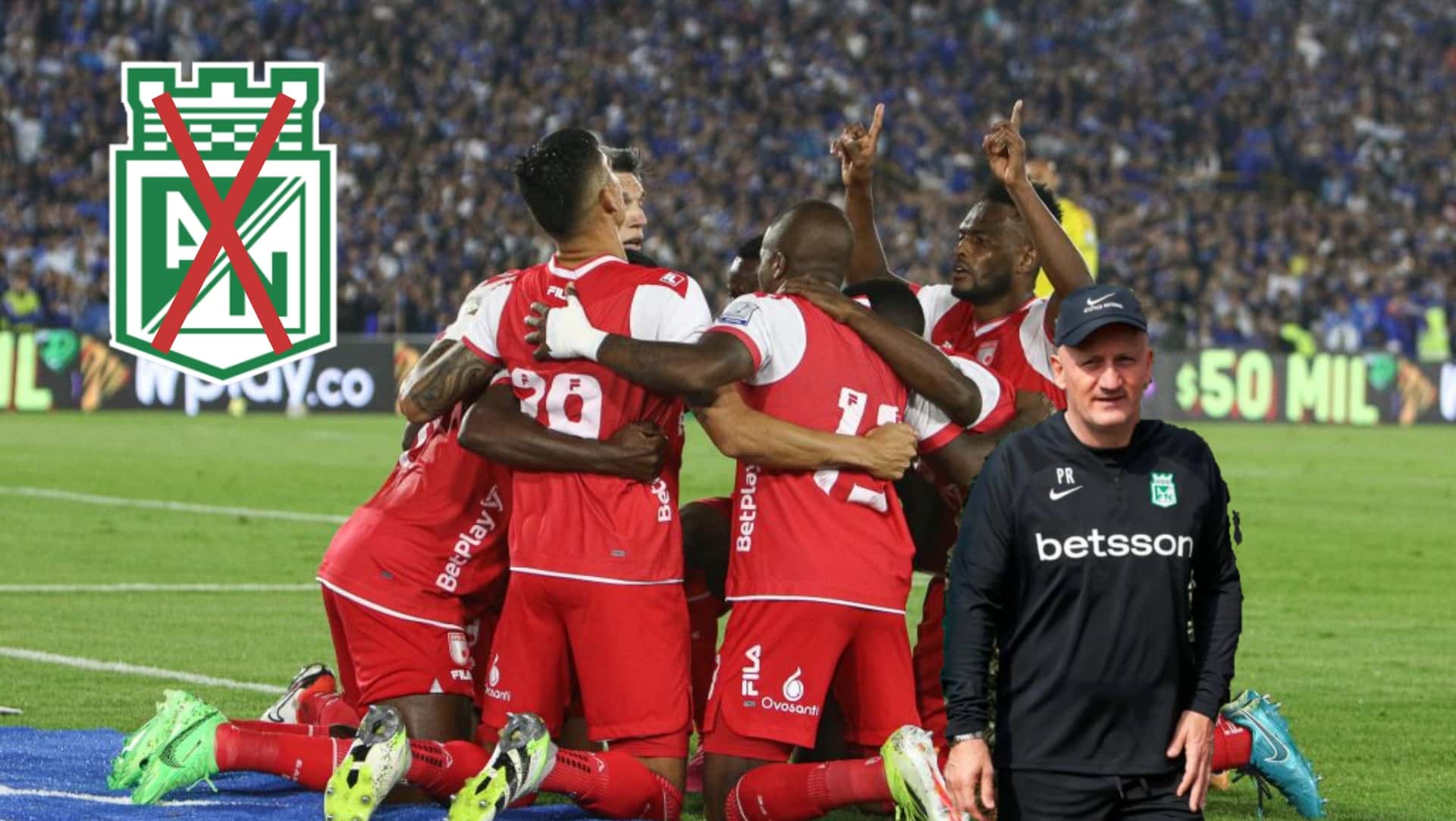 Independiente Santa Fe se afianza en liga, mientras Nacional está por fuera de los ocho (Fotos: El Colombiano, redes Santa Fe)