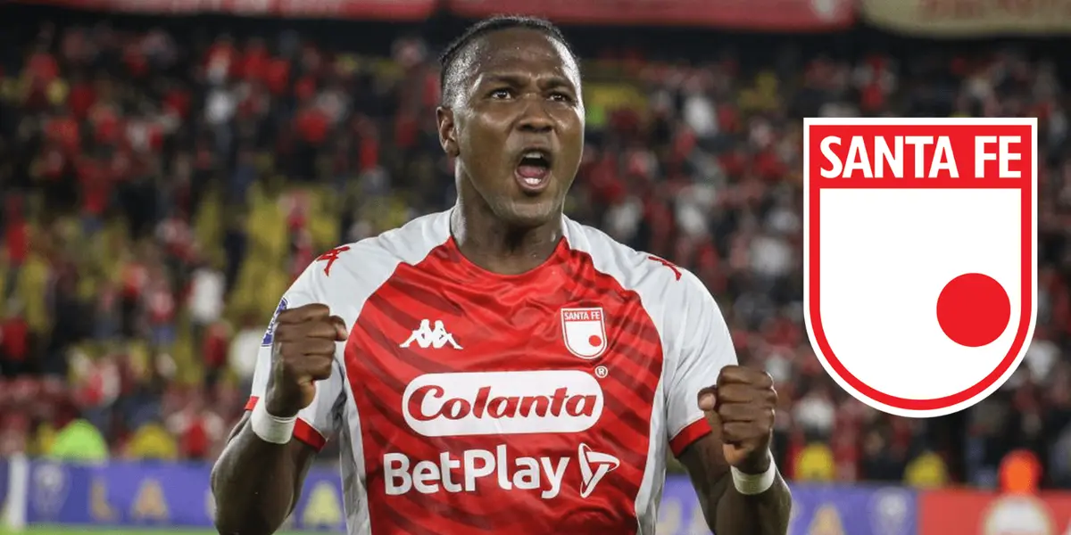 Independiente Santa Fe sigue en crisis y el delantero Hugo Rodallega es el único que parece dar la cara en la institución.